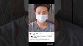 Teahyung vs namjoon😂🤣BTS funny conversation on Instagram 😂 bts teahyung rmjinjhope army [upl. by Ifar]