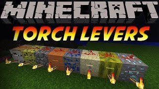 Minecraft Torch Lever Mod  Hidden Traps  Hidden Blocks  Deutsch [upl. by Odelle]