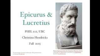 Epicurus and Lucretius empiricism amp physics [upl. by Patsis]