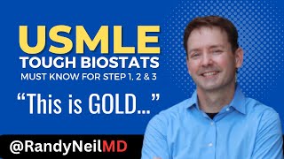 USMLE BIOSTATS Less than 1 minute usmlestep usmle medicalschooljourney usmlejourney [upl. by Arlon]