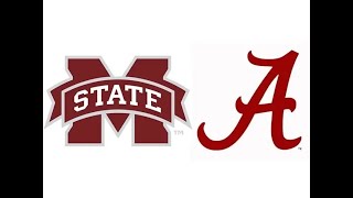 2020 Mississippi State at 2 Alabama Highlights [upl. by Dov]