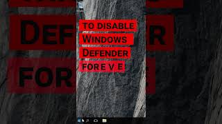 How to disable Windows Defender in Windows 10 Creators Update shorts short shortvideo [upl. by Lrad804]