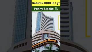 More Than 1000 Returns in Last 1 Years  Penny Stocks shorts [upl. by Evad]