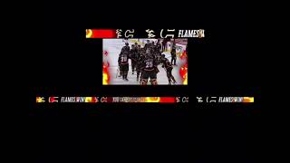 Calgary Flames Win Horn Scoreboard Motion Graphic [upl. by Aremahs]