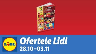 Ofertele saptamanii la Lidl • 28 Octombrie  3 Noiembrie 2024 [upl. by Myca]