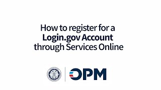 Navigating Federal Retirement How to Register for a Logingov Account through Services Online [upl. by Burch]