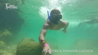 Cenotes amp Paradise Lagoon  Cancun Adventures® [upl. by Alba]