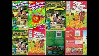 disney singalongsongs circle of life and fliks musical adventure dvd and vhs [upl. by Ayomat]