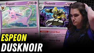 Espeon Dusknoir with Cyrus Davis Pokemon TCG Live Gameplay [upl. by Cohin]