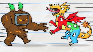 ROCK BOY vs DESTRUCTO DRAGON  Boy amp Dragon  Cartoons For Kids  WildBrain Toon [upl. by Laekcim465]