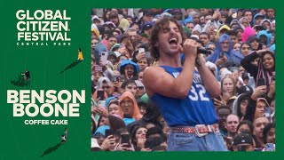 Musician Benson Boone performs Coffee Cake  Global Citizen Festival NYC 2024 [upl. by Otreblif757]