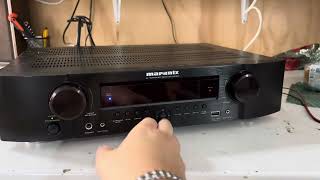 How to Factory Reset the Marantz NR1601 AV Receiver [upl. by Nohsal]