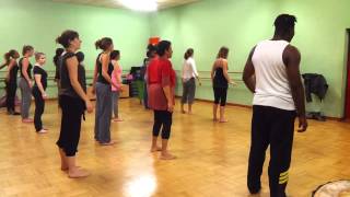 Cours de Danse africaine au CarréBleu à Poitiers [upl. by Silber]