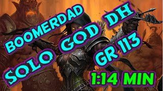 Diablo 3 Season 30 Demon Hunter Gr 113 in 114min Speedfarming GoD DH [upl. by Fleming601]