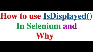 Selenium Tutorial in Hindi part 11 [upl. by Booze]