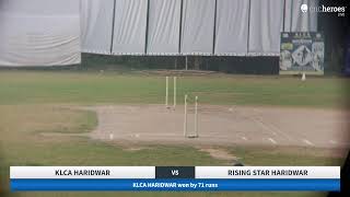 Live Cricket Match  RISING STAR HARIDWAR vs KLCA HARIDWAR  11Nov24 0900 AM 40 overs  4TH KISHO [upl. by Voss]