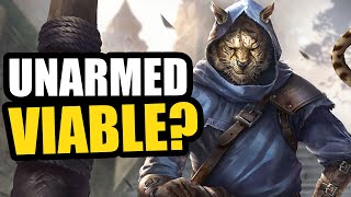 This Was SURPRISING 👊 Do UNARMED Builds Actually WORK IN ESO [upl. by Lorac343]