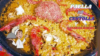 PAELLA DE ARROZ CON CENTOLLA Y GAMBA ROJAFACILFACILFACIL [upl. by Haswell]