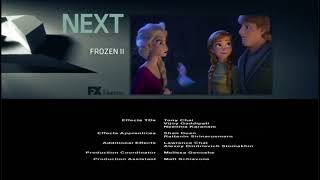 Frozen 2013 end credits FX live channel [upl. by Lodie]