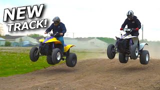 Our NEW TRACK Its huge Quads and a Pro R go wild [upl. by Illac]