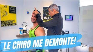 LE CHIROPRACTEUR ME DEMONTE LES CERVICALES  VLOG MUSCU amp TRAINING ÉPAULES [upl. by Cardon]