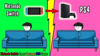 When a Nintendo Switch Gamer becomes a PS4 Gamer [upl. by Satterlee797]