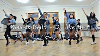 Korede Bello  Do Like That  Choreography Agusha  Fam Dance Studio [upl. by Mackie686]