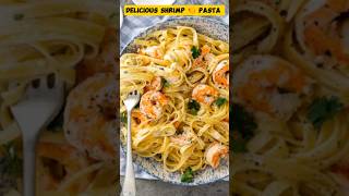 SHRIMP 🍤 PASTA 🍝 😋 shrimp youtubeshortsshrimpsrecipe [upl. by Eolc]