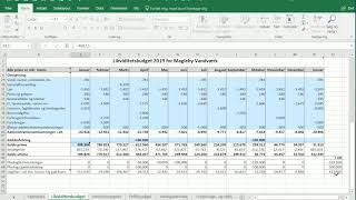 Guide til beregning af vandværkets takster 03 Likviditetsbudget [upl. by Mccarty226]