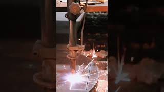 Flame cutting ——flame and steel plate passion collisionSteel plate cutting flame cutting [upl. by Remle587]