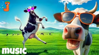 FUNNY COW DANCE 4│Cow Song amp Cow Videos 2024 Official video  funny dancing cow  gay  गाय नाचना [upl. by Elstan962]