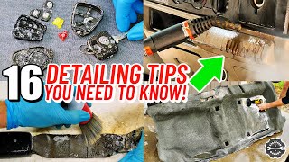 16 Car Detailing Tips And Tricks WILL HELP You Transform Your Car [upl. by Steffy]