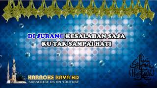 Karaoke Bersabarlah Sayang  Sanisah Huri  Tanpa Vokal  Minus One  Lirik Video HD [upl. by Yenruoc]