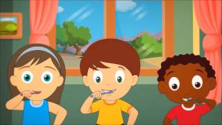 Nursery Rhyme Street  This Is The Way We Brush Our Teeth  Nursery Rhymes and Kids Songs  Ep 1 [upl. by Lorsung]