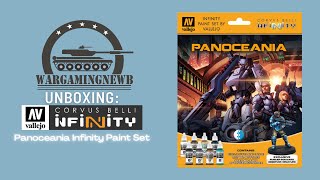 Unboxing Vallejos Infinity PanOceania Paint Set Unbooxing [upl. by Enialehs]