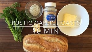 Rustic Garlic Bread Recipe [upl. by Eryn934]