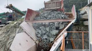 How to make manufactured sand from crushing rocks [upl. by Fillander]