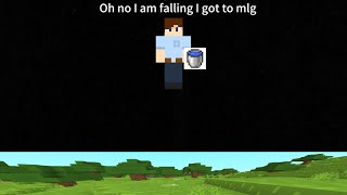 I did Minecraft mlg but on bloxd [upl. by Egas222]