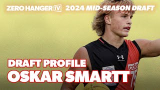 Draft Profile Oskar Smartt  2024 AFL MidSeason Draft [upl. by Aiak950]