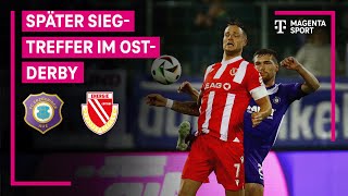 FC Erzgebirge Aue  FC Energie Cottbus Highlights mit LiveKommentar  3 Liga  MAGENTA SPORT [upl. by Verneuil]