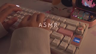 Cozy ASMR 2h typing on different Keyboard Layouts ☁️ [upl. by Wiersma]