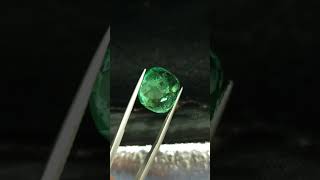 Natural Emerald  Origin Colombia  Weight 1437 Carat emerald emeraldearrings emeraldstone [upl. by Sletten133]