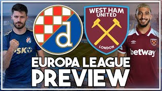 Dinamo Zagreb v West Ham Utd Preview  Europa League [upl. by Nauht]