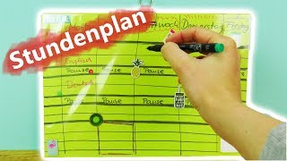 DIY Inspiration Challenge 135  wiederverwendbaren Stundenplan selber machen  Kathis Challenge [upl. by Sudderth]