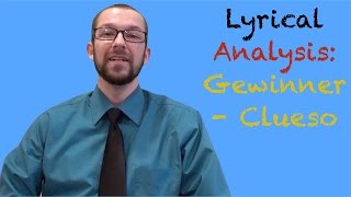 Gewinner  Clueso Lyrical Analysis  German Learning Tips 27  Deutsch lernen [upl. by Kcerb]