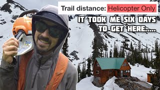 Helicopter Access Only but I did it on foot  Bill Putnam Hut [upl. by Tlevesor376]