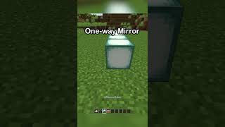 Minecraft Oneway Mirror 🪞 はいよろこんで [upl. by Giarla]