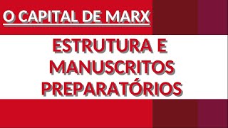 O CAPITAL DE MARX Estrutura e manuscritos preparatórios VID 4 [upl. by Mackler541]