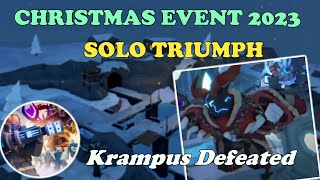 TDS Christmas 2023 EVENT SOLO TRIUMPH Krampus Defeated  Tower Defense Simulator [upl. by Imas]