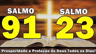 🔴 ORAÇÃO DA MANHÃ  SALMO 9123 proteção de Deus e Paz interior [upl. by Gabrielle]